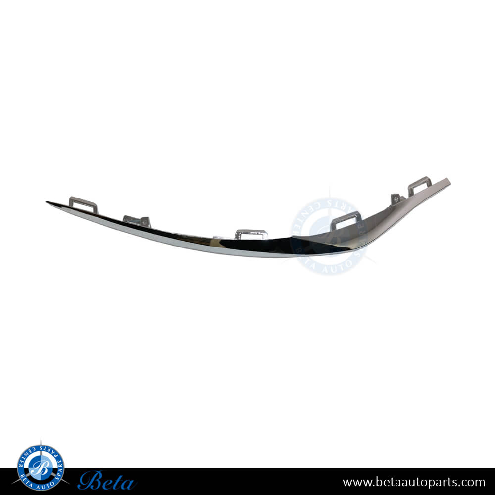Right Side Front Bumper Chrome Moulding for Mercedes CLA-Class C117 2017-2018 models, Part Number 1178855100 Right Side Front Bumper Chrome Moulding for Mercedes CLA-Class C117 2017-2018 models, Part Number 1178855100